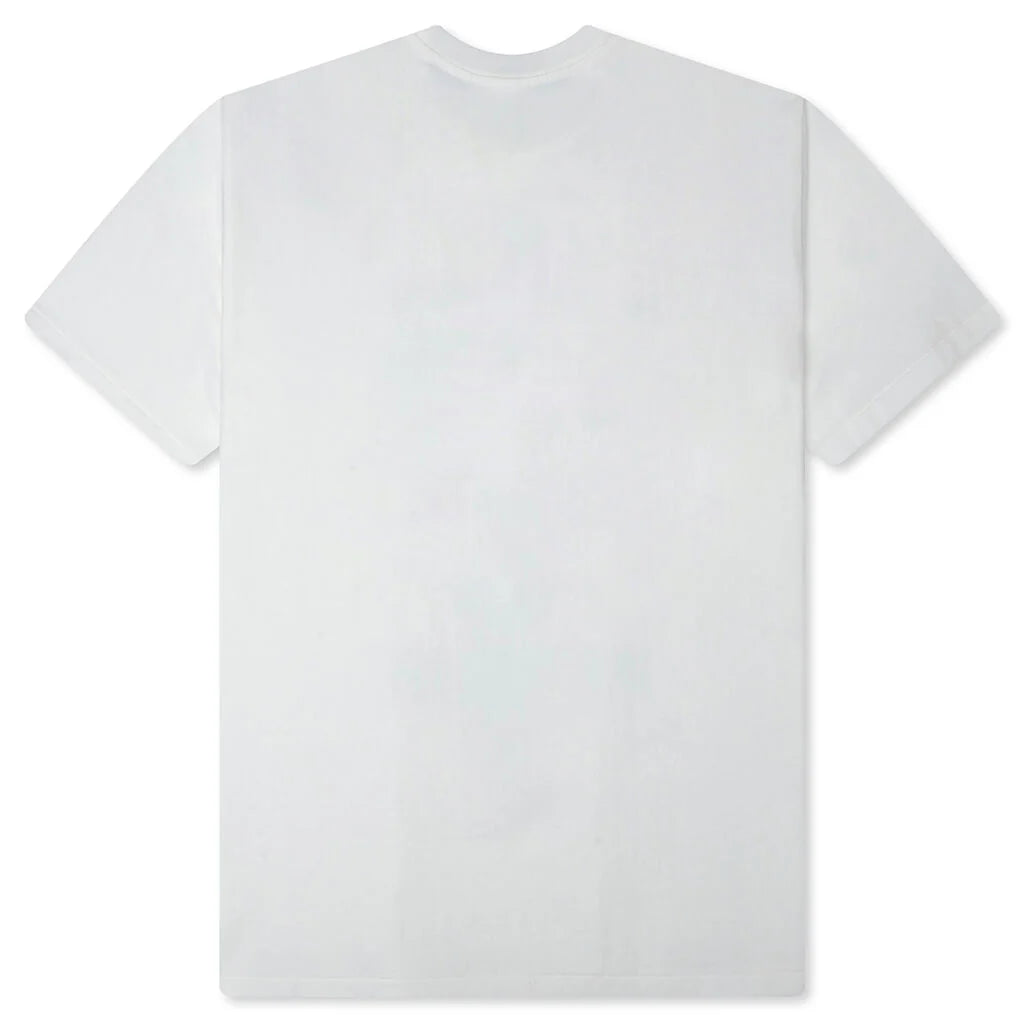 Wild Leopard Pattern NYC Logo Tee White Beige