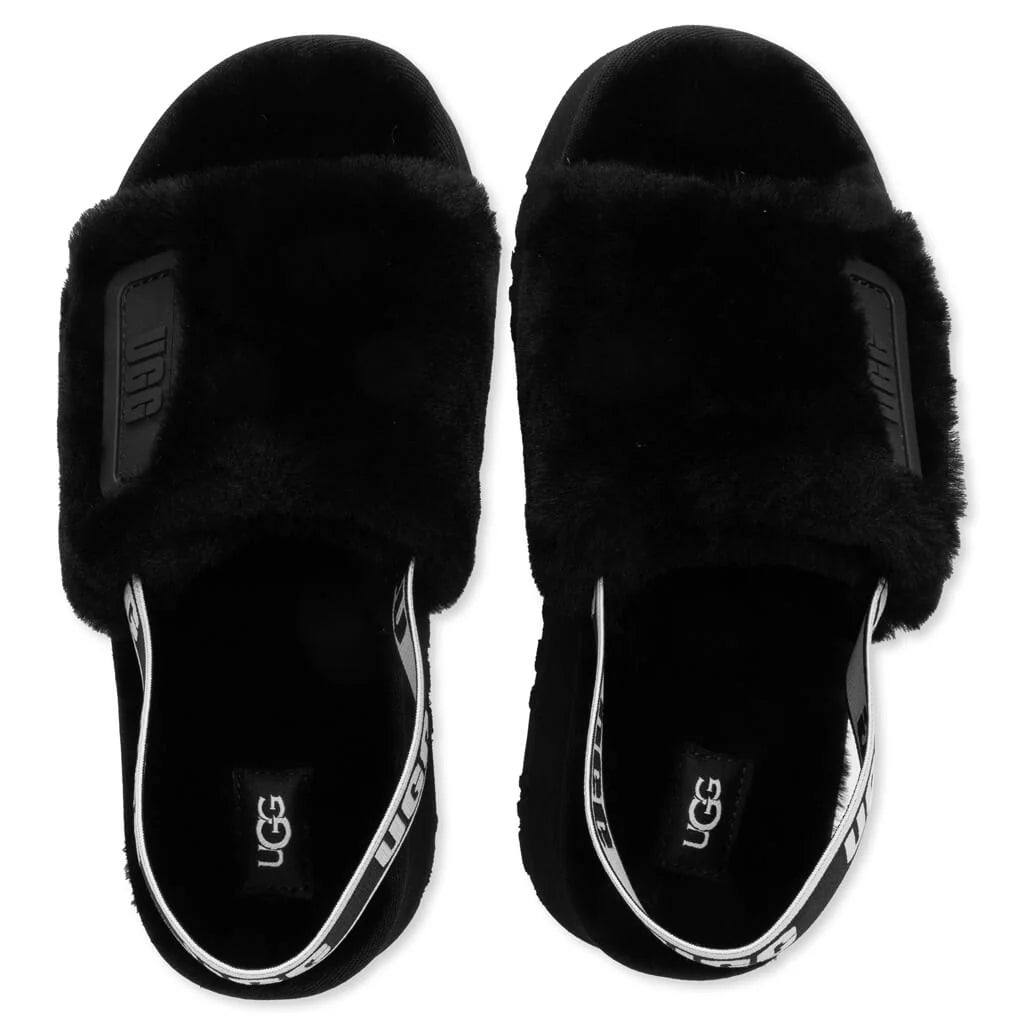Womens Disco Slide Black