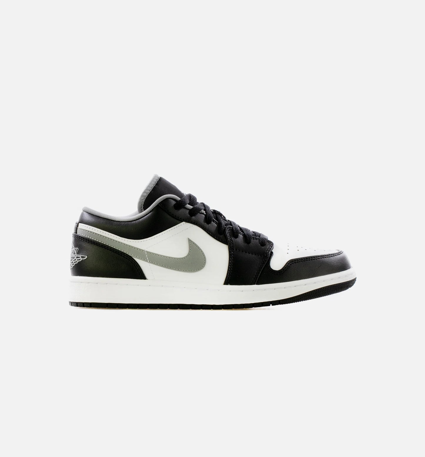 Air Jordan 1 Low Mens Lifestyle Shoe Black White Particle Grey Limit One Per Customer