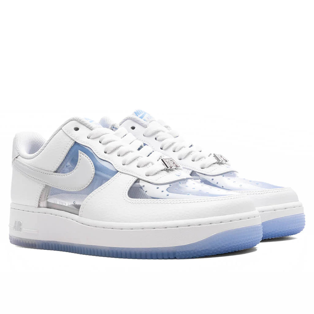 Air Force 1 Low Retro Invisible Woman 20 White Pure Platinum University Blue