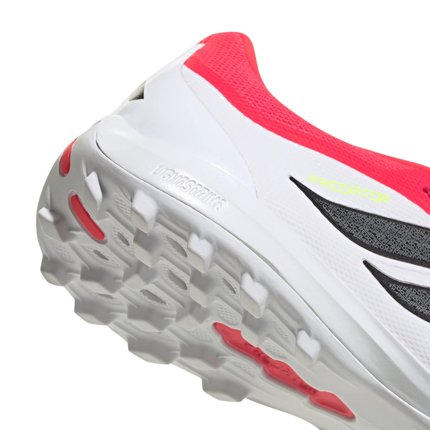 adidas Predator League Fold Over Tongue TF Turf Mens Soccer Cleats Red Black White