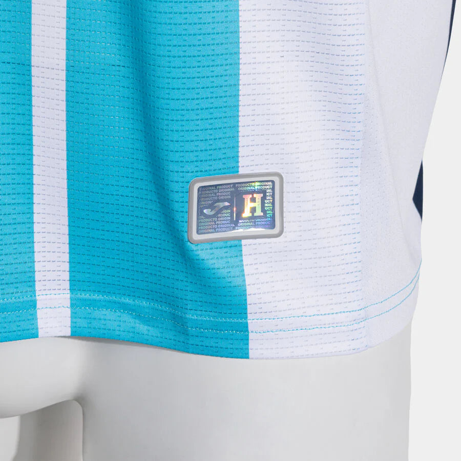 Joma Honduras Away Mens Soccer Jersey 26 Sky Blue White
