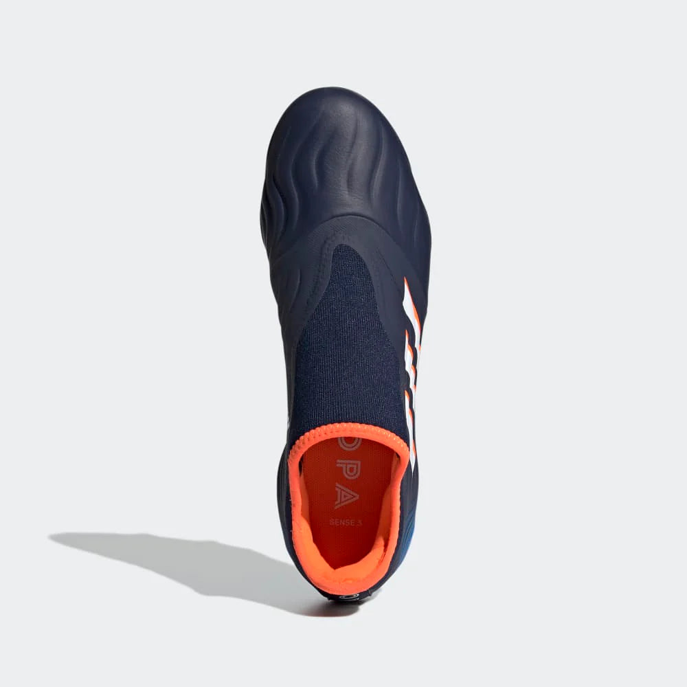 adidas Copa Sense3 Laceless FG Firm Ground Boots Blue White Orange