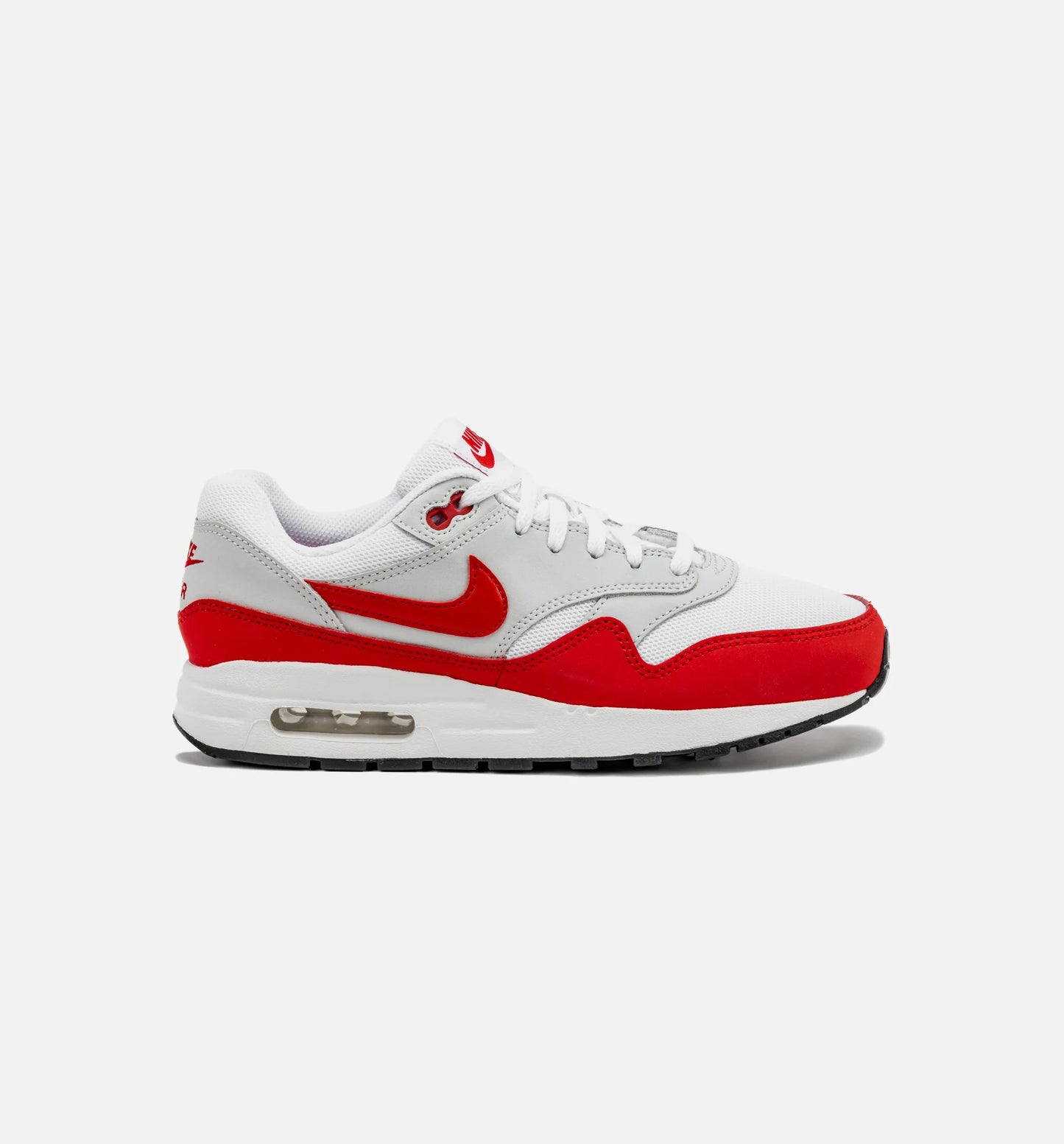 Air Max 1 Grade School Lifestyle Shoe Red White