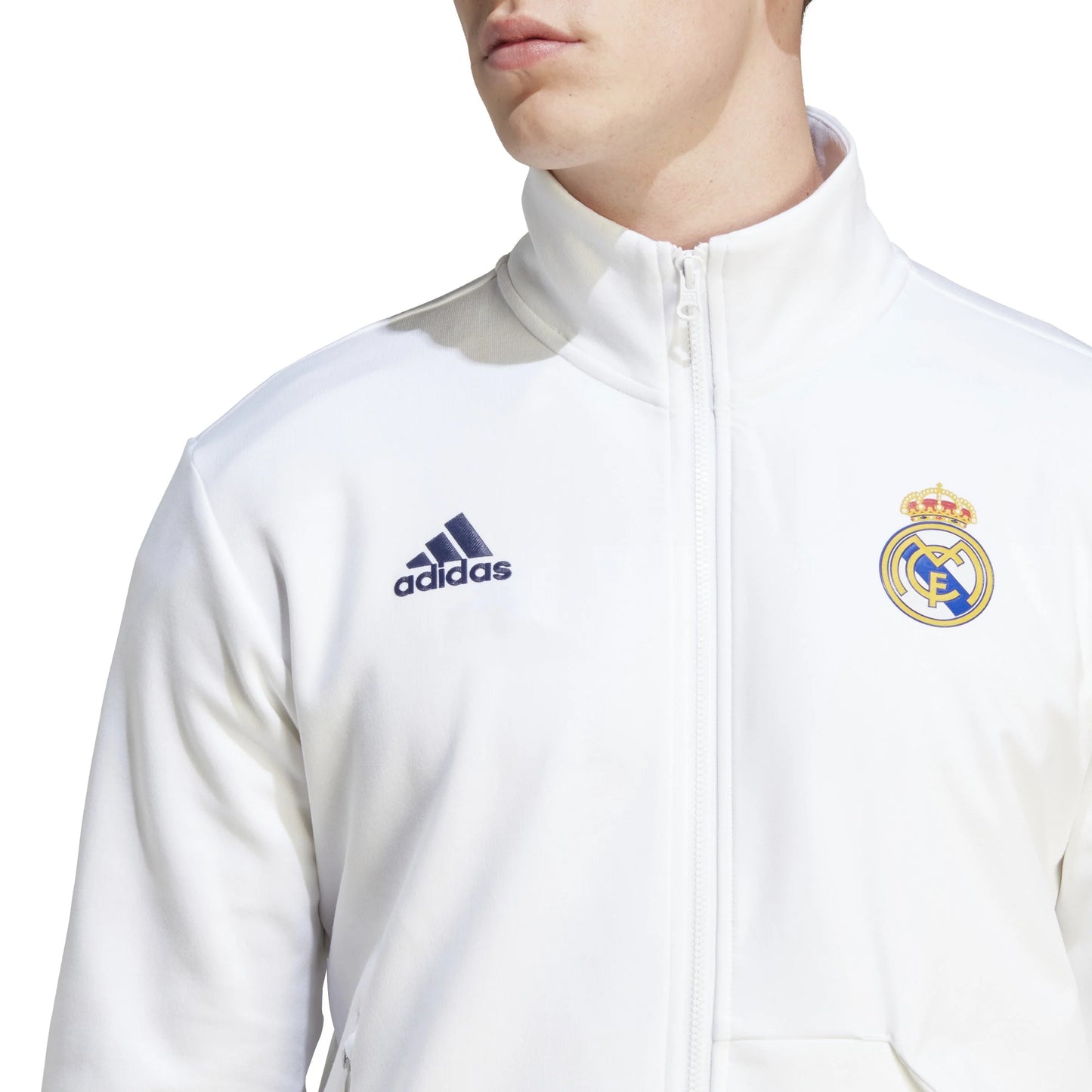 adidas Real Madrid Anthem Jacket White