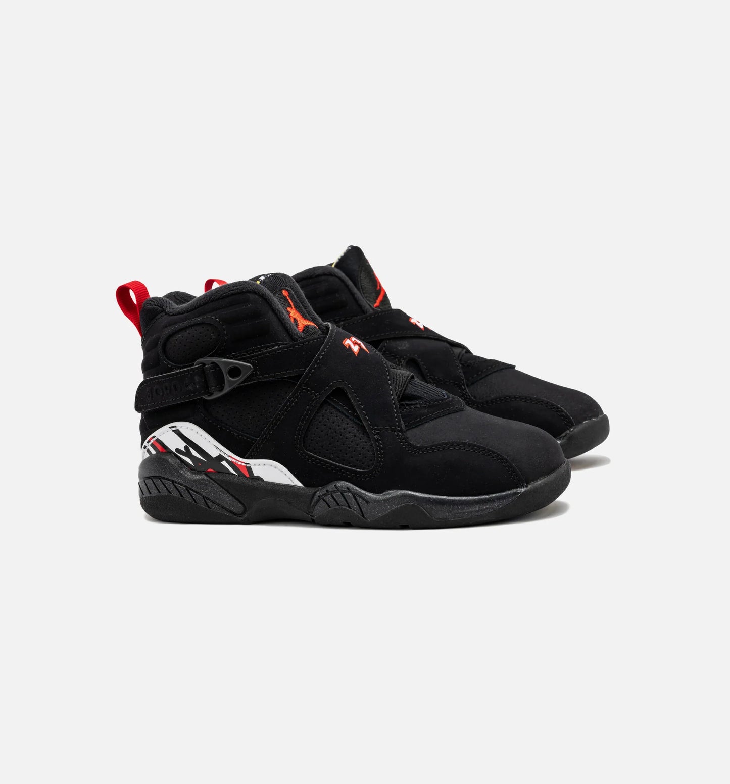 Air Jordan 8 Retro Playoffs Preschool Lifestyle Shoe Black