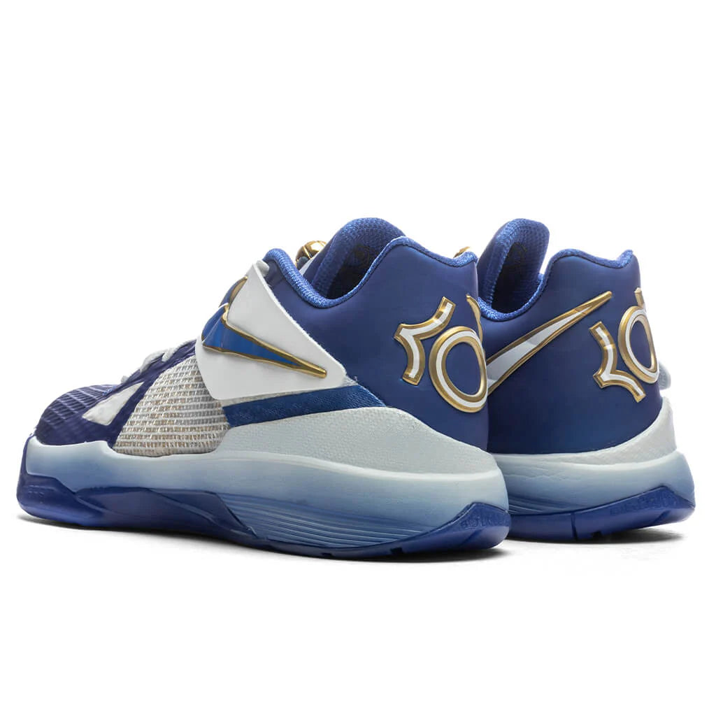 Zoom KD IV MVP Speech Hyper Royal Summit White Metallic Gold