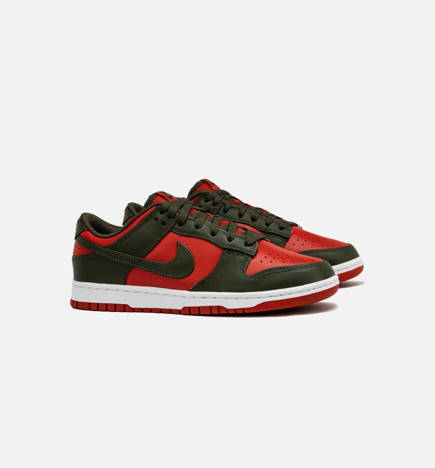 Dunk Low Mystic Red Mens Lifestyle Shoe Red Khaki