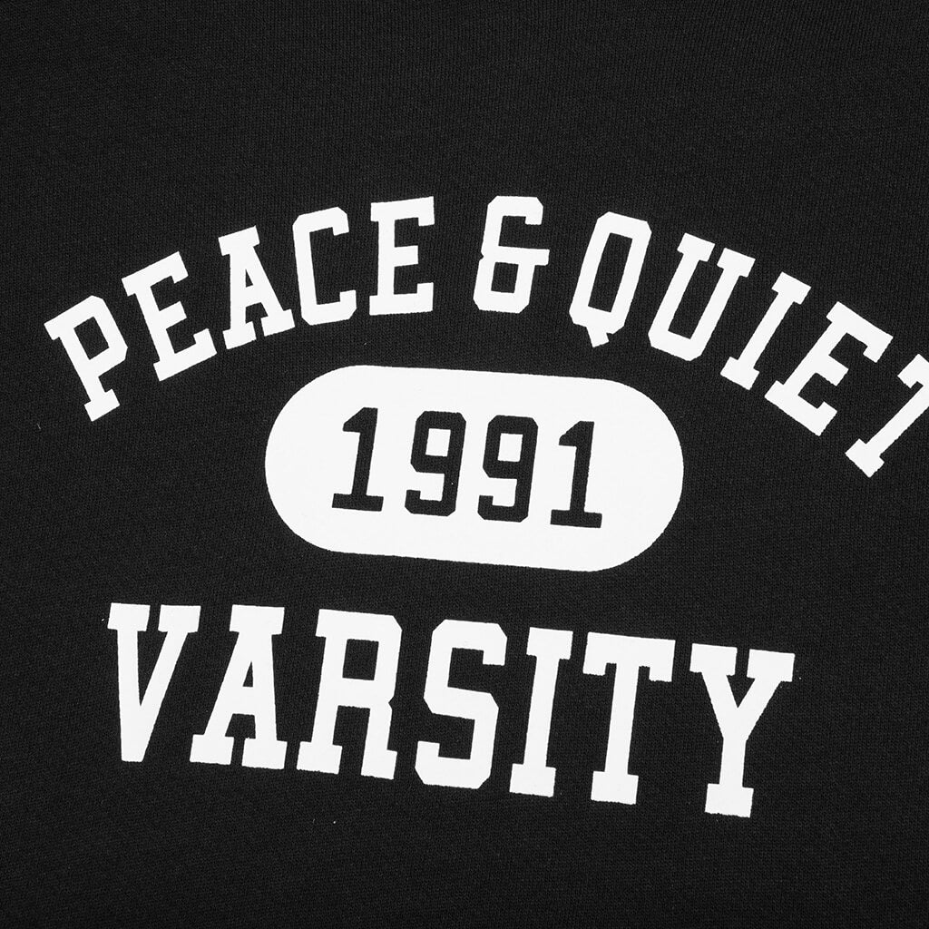 Varsity Hoodie Black