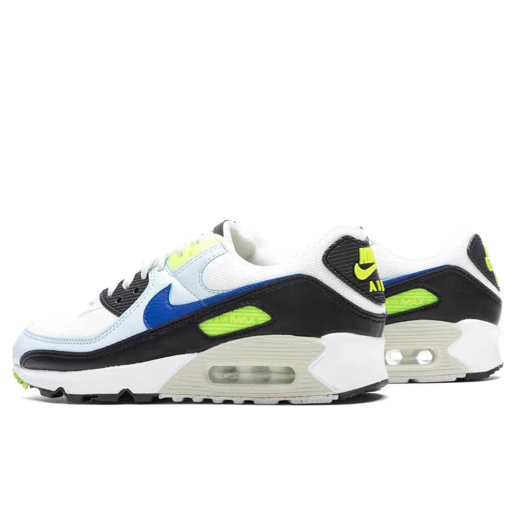 Womens Air Max 90 Summit White Racer Blue Volt