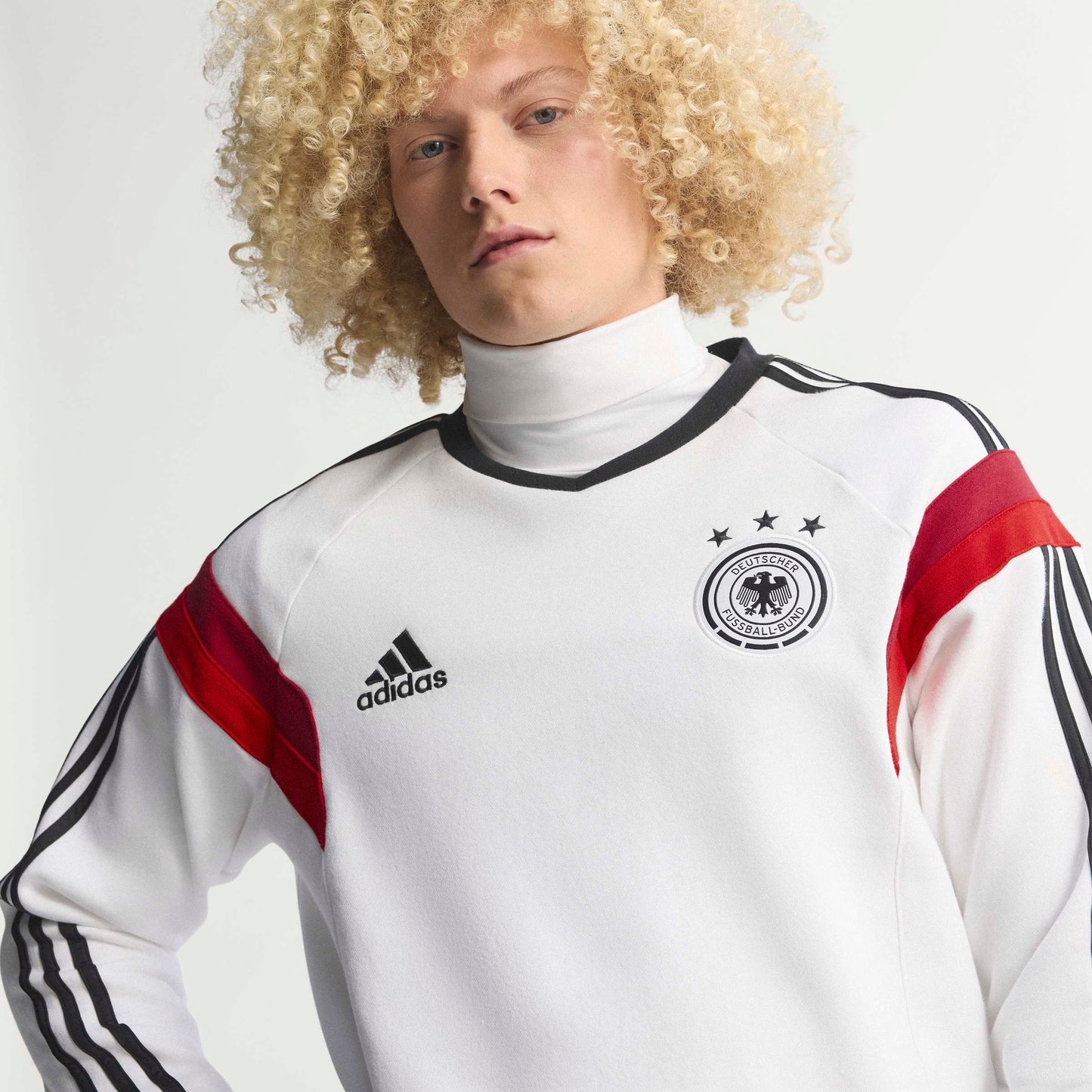 adidas Germany Crew 2014 Mens Soccer Sweatshirt White