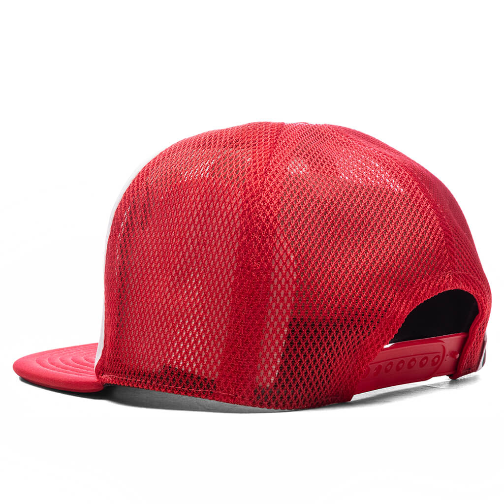 Kids Milo on Bape Mesh Cap Red