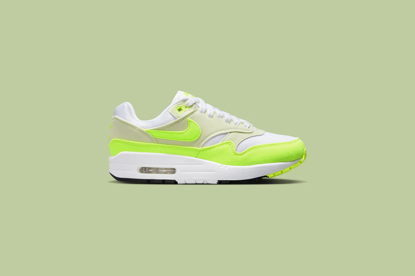 Womens Air Max 1 87 Volt Suede White Volt Sea Glass