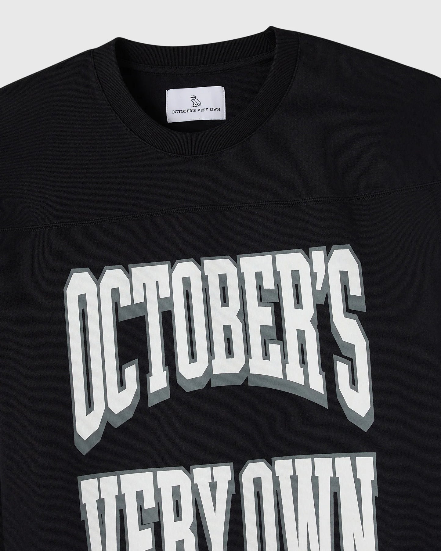 Heritage Long Sleeve Football Tee Black