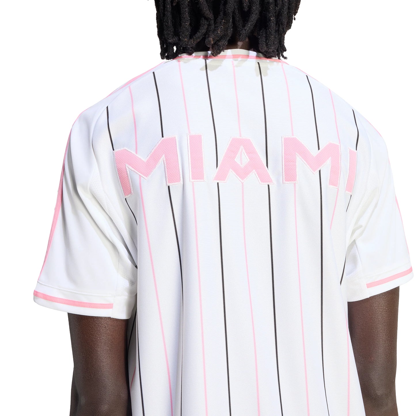 adidas Inter Miami CF Mens Baseball Jersey 2026 White Pink