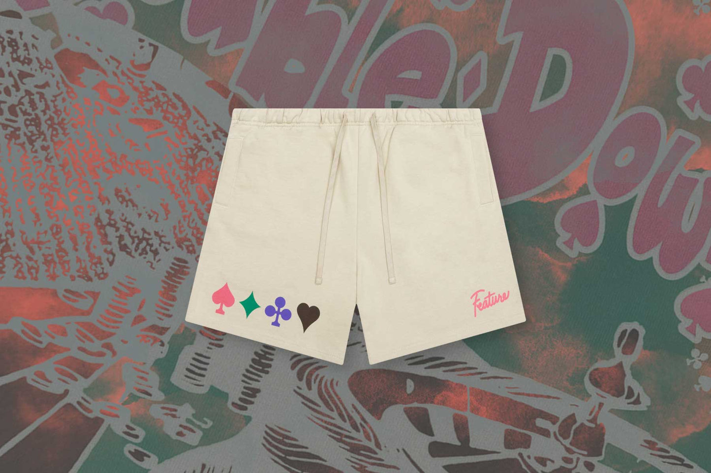 Double Down Sweatshort Agate Grey