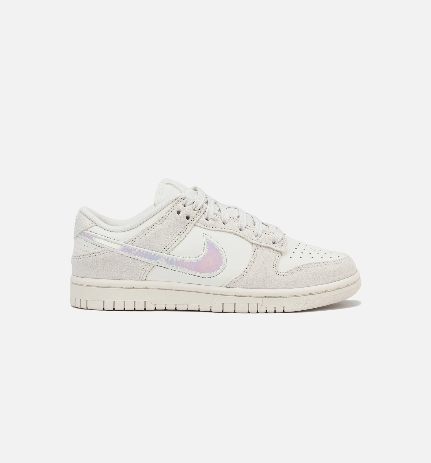 Dunk Low Iridescent Womens Lifestyle Shoe Sail Multicolor Siren Red Hyper Pink