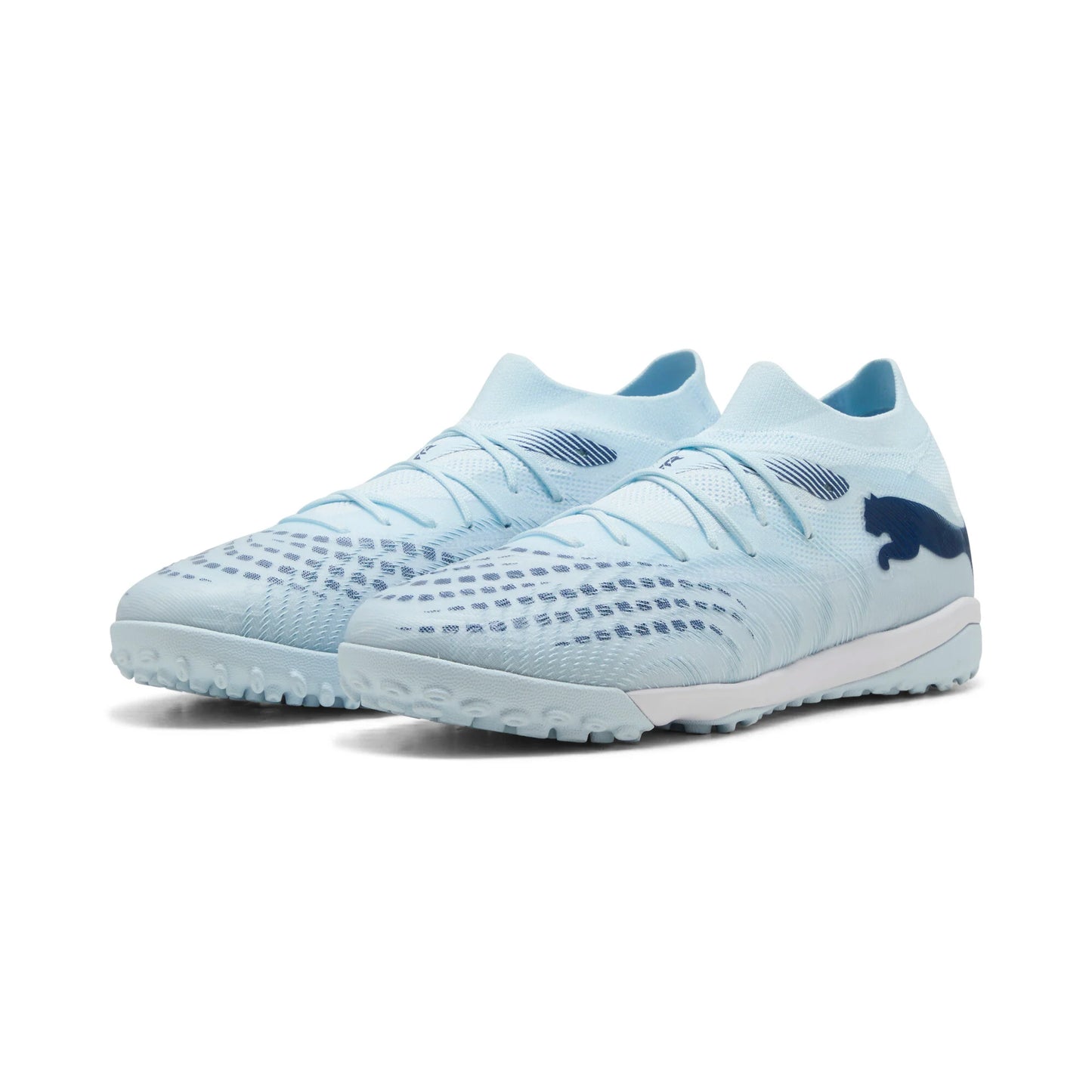 PUMA Future 9 Match TT Turf Mens Soccer Cleats Icy Blue
