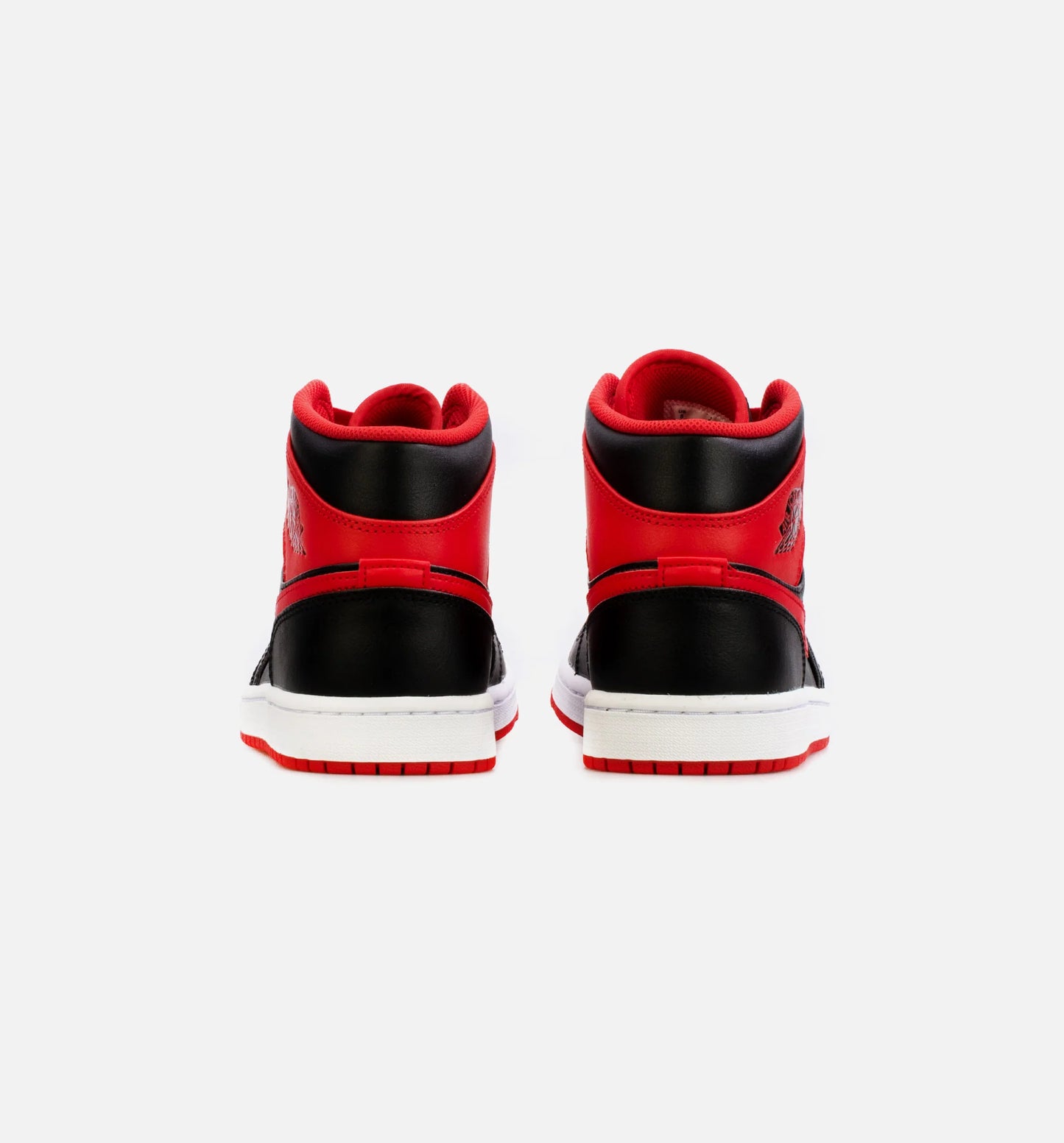 Air Jordan 1 Mid Alternate Bred Mens Lifestyle Shoe Red Black