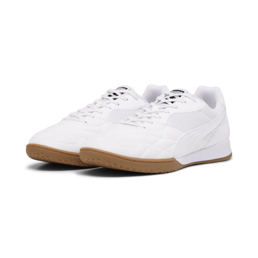 PUMA King Top IT Indoor Shoes White Gold