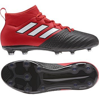 adidas ACE 171 FG Youth Firm Ground Soccer Cleats Red Black White