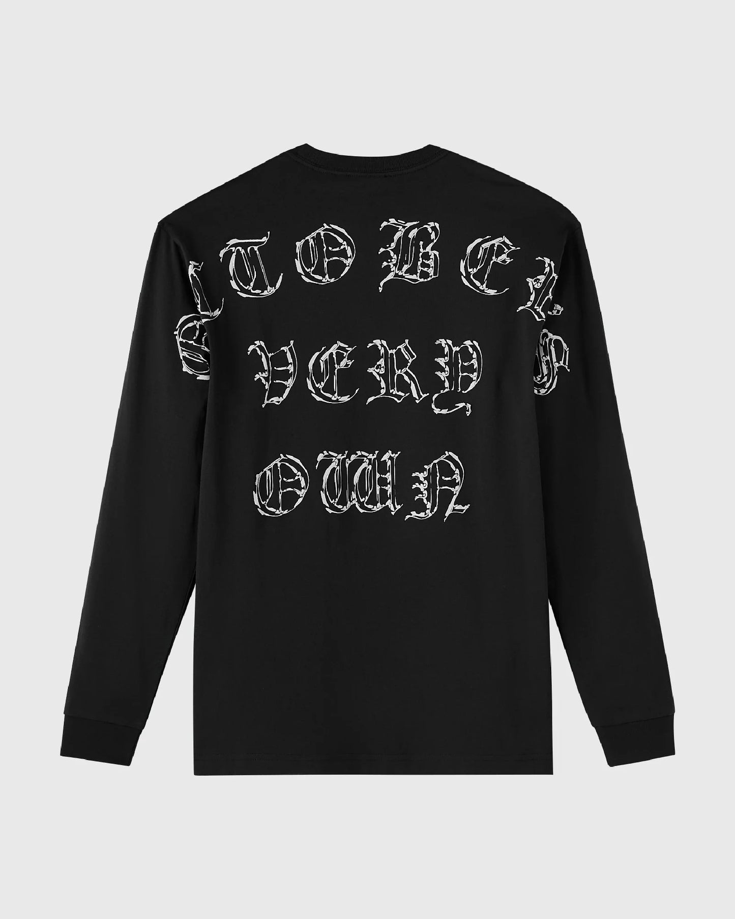 6 Gold Long Sleeve Tee Black