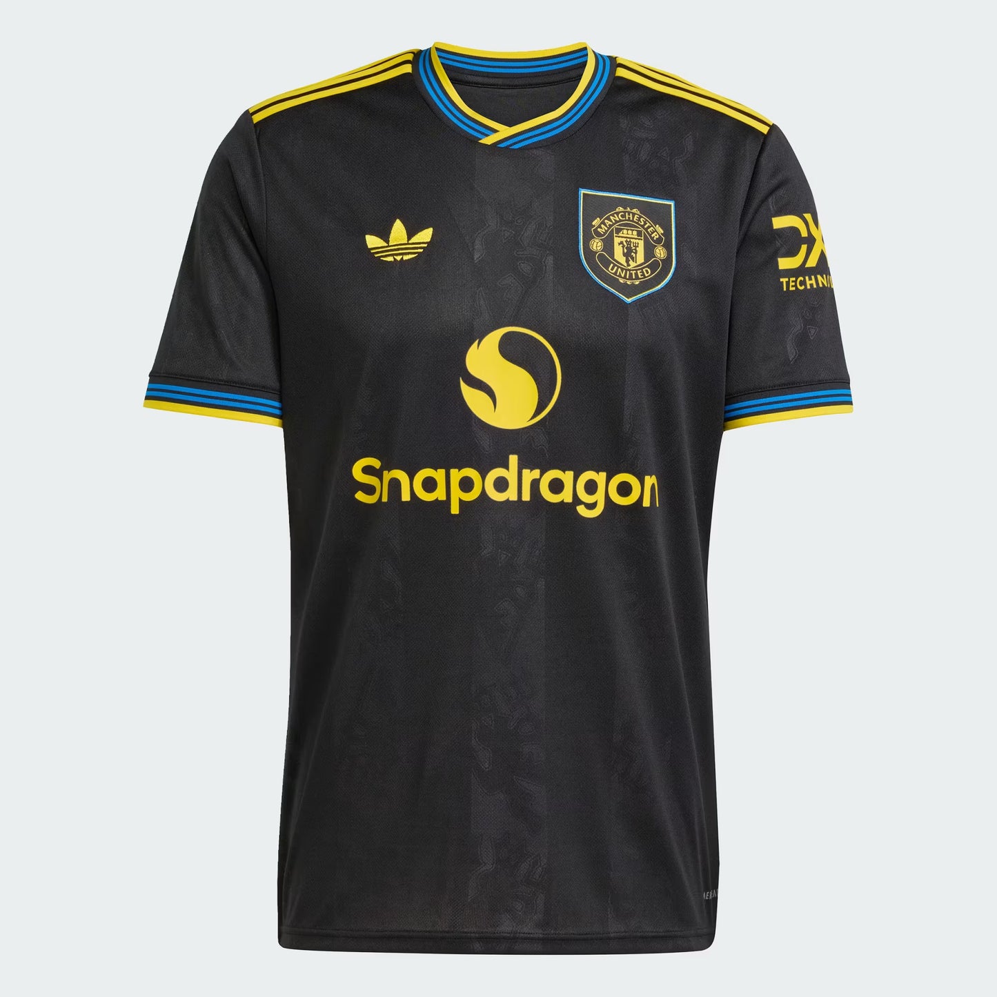 adidas Mens Manchester United Third Jersey 25 26 Black