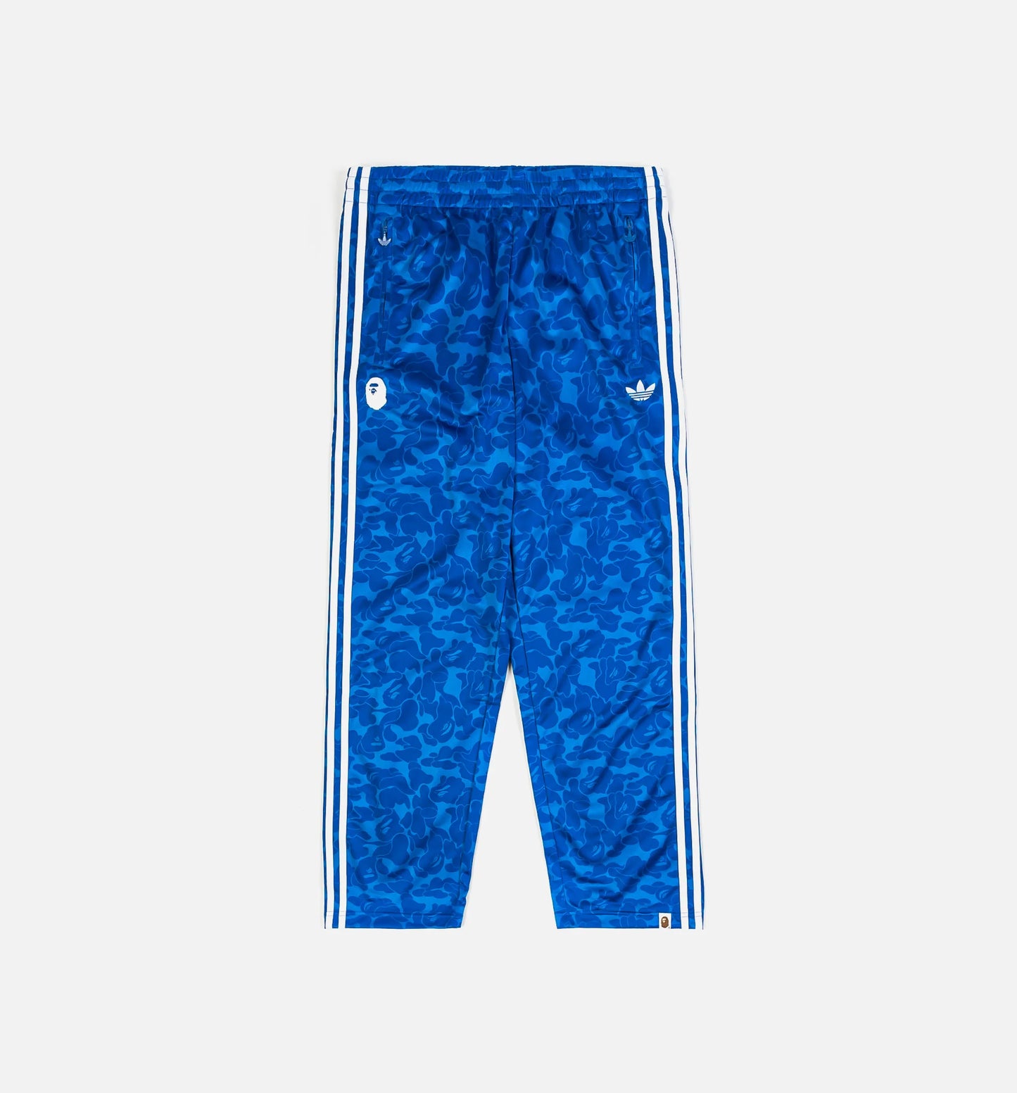 Bape x Adidas All Over Print Track Mens Pant Blue