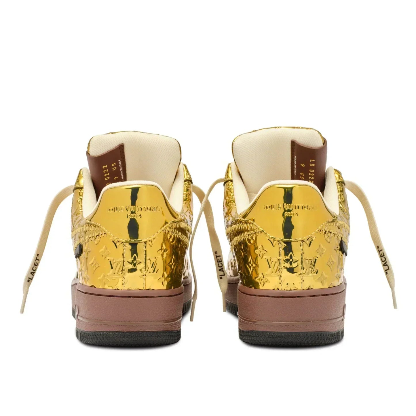 Louis Vuitton x Nike Air Force 1 Low Gold
