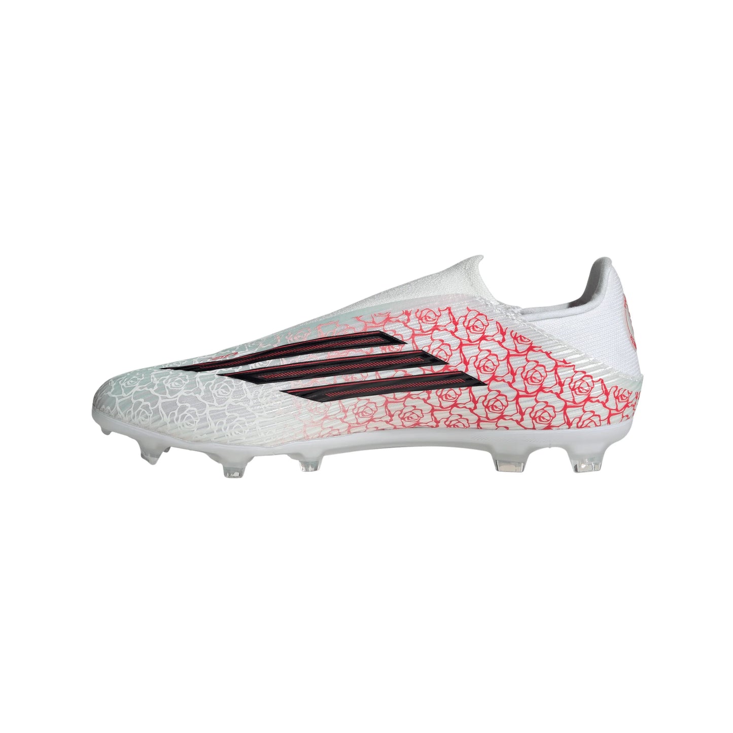 adidas F50 League Laceless FG MG Firm Ground Multi Ground Mens Soccer Cleats White Black Red