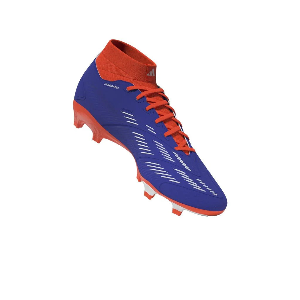 adidas Predator League Sock FG Firm Ground Soccer Cleats Lucid Blue White Solar Red