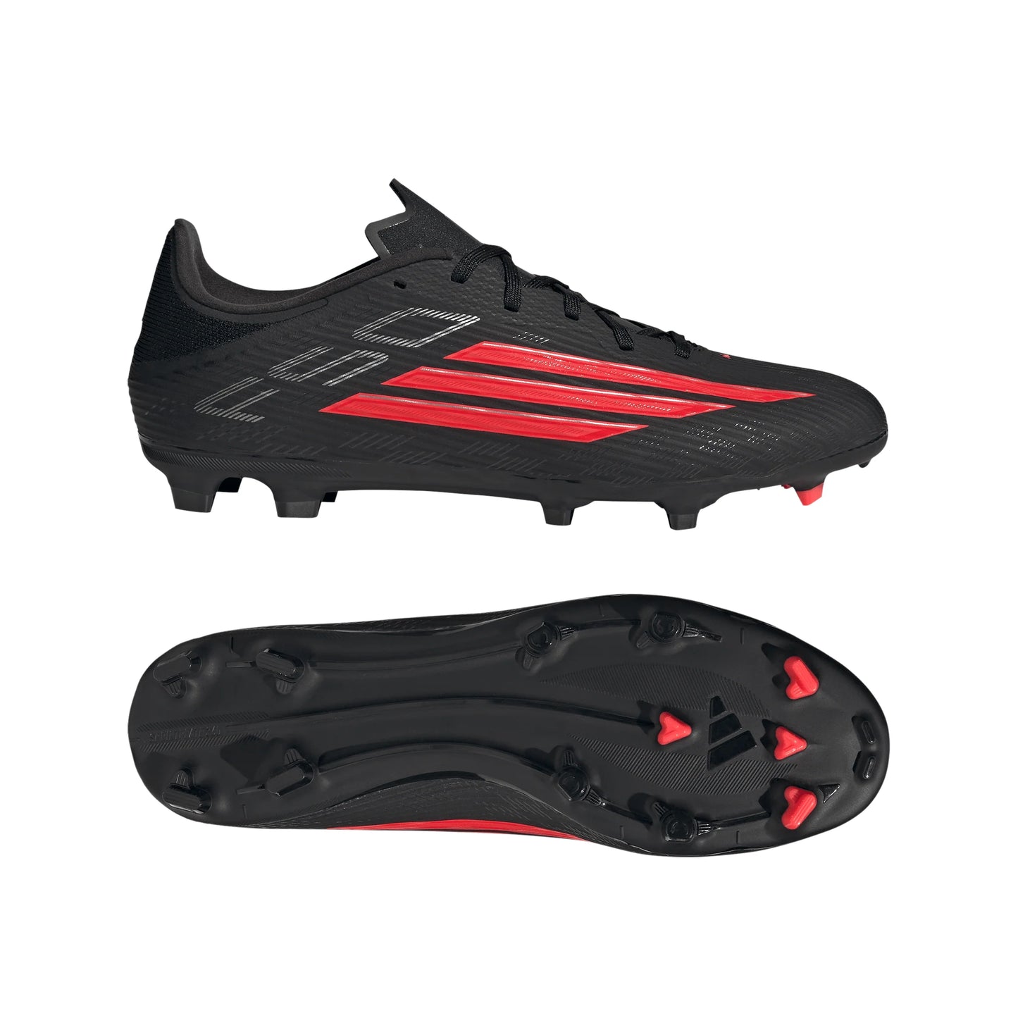 adidas F50 League FG MG Firm Ground Multi Ground Mens Soccer Cleats Black Red
