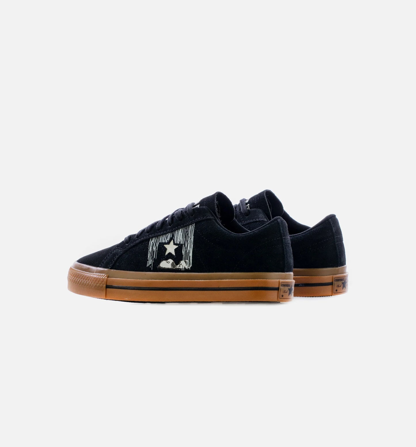 Peanuts One Star Mens Lifestyle Shoe Black