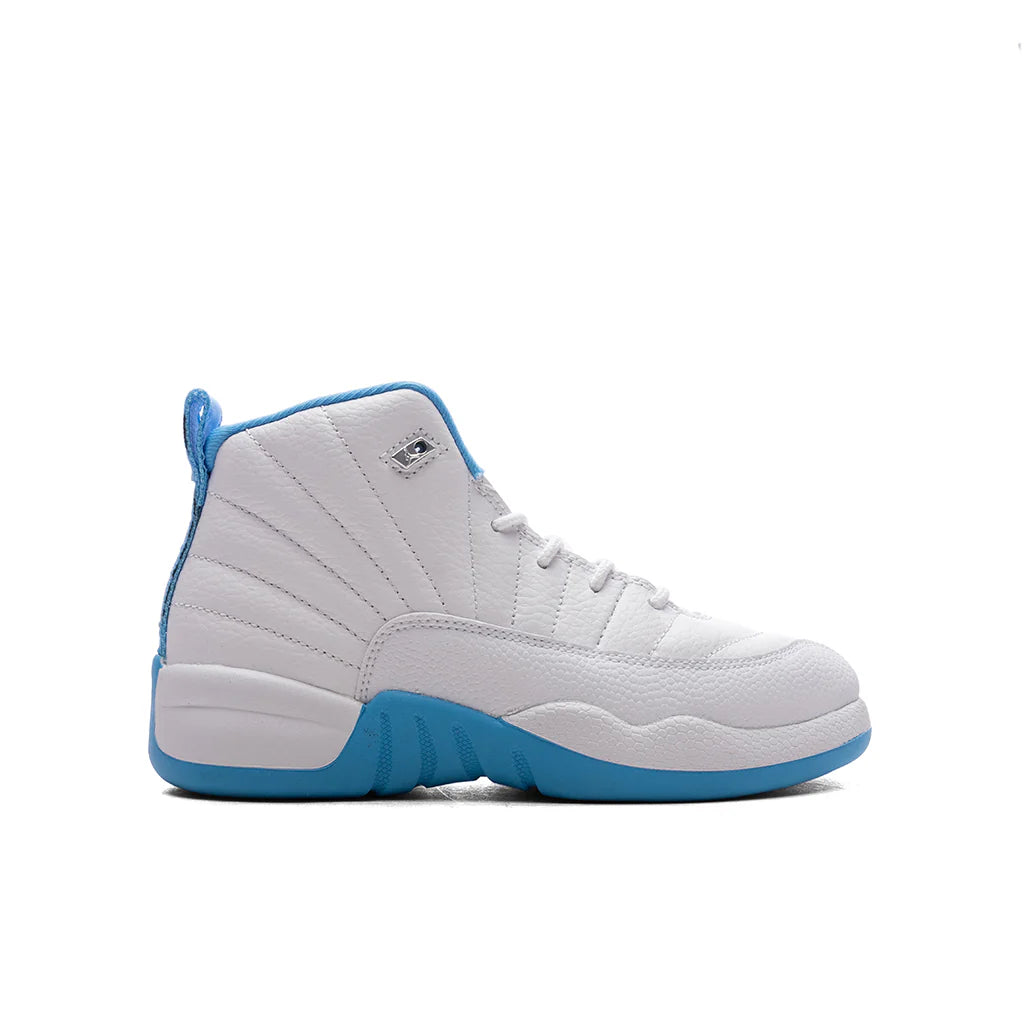 Air Jordan 12 Retro Melo PS White University Blue Metallic Silver