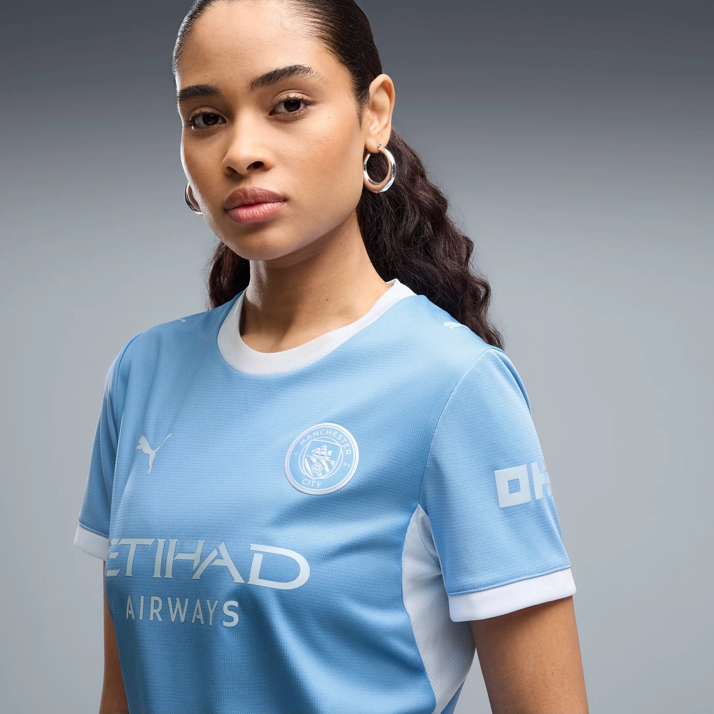 PUMA Manchester City Home Womens Soccer Jersey 2026 Light Blue Icy Blue