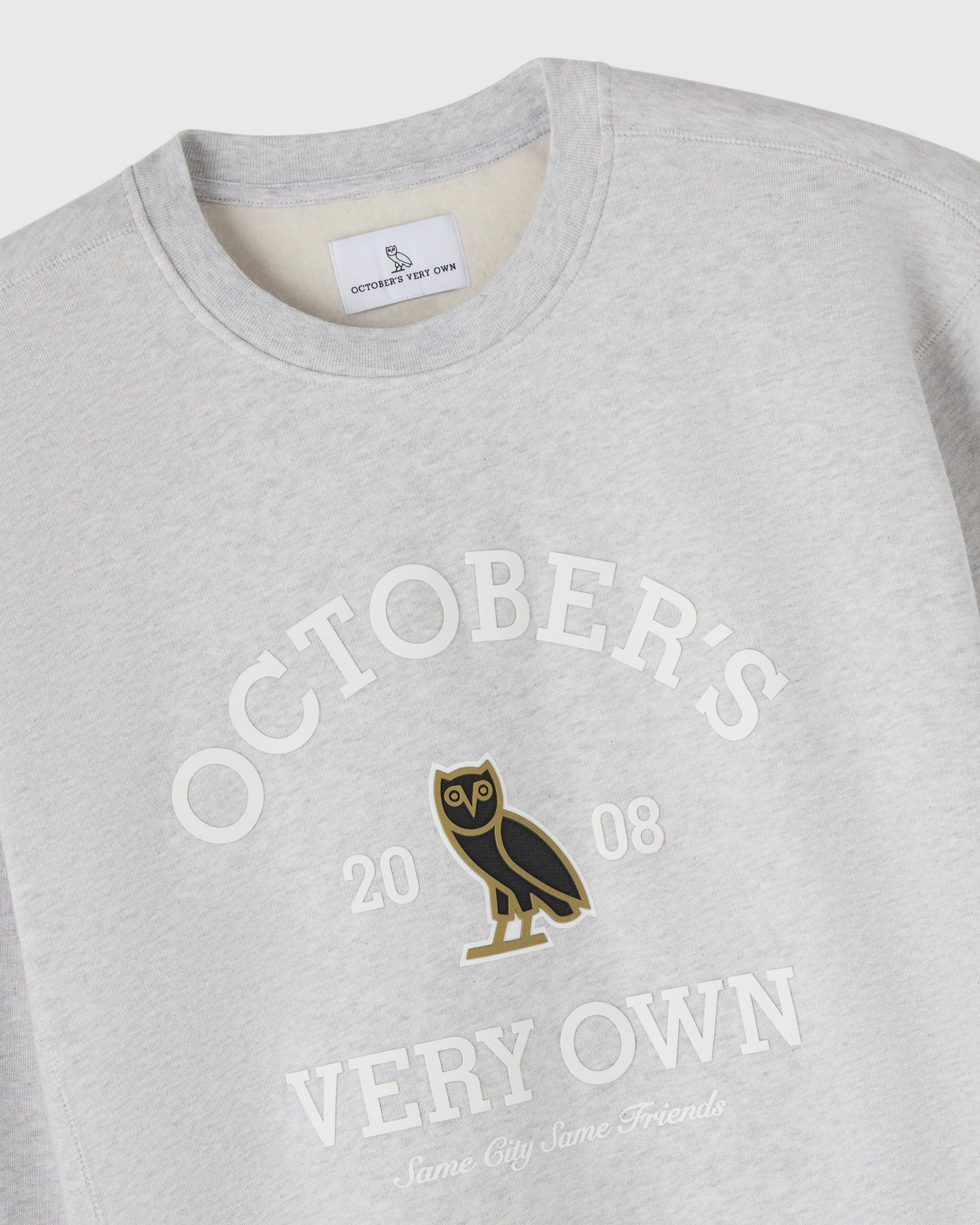 Collegiate Crewneck Ash Heather Grey