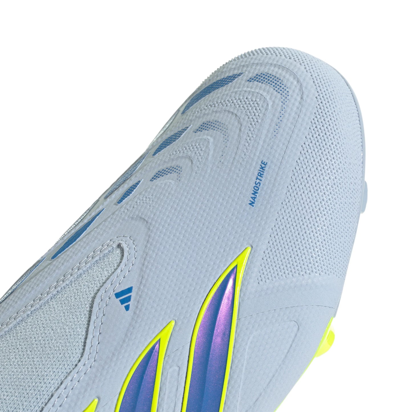 adidas Predator League Laceless FG Firm Ground Mens Soccer Cleats Sky Blue Yellow