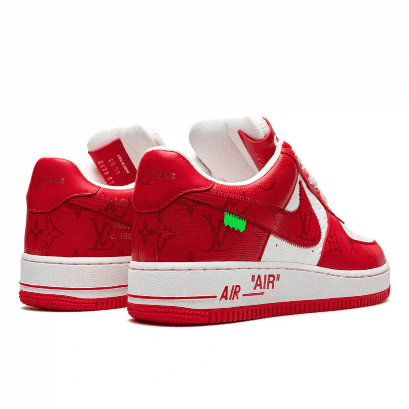 Louis Vuitton x Nike Air Force 1 Low By Virgil Abloh White Red