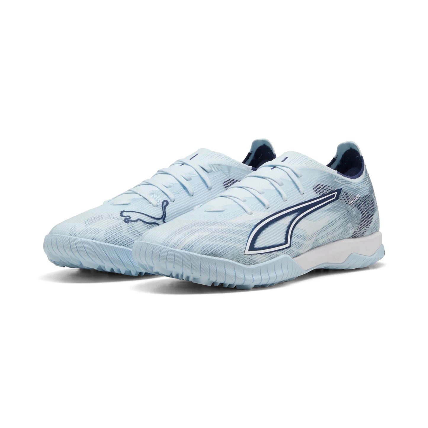 PUMA Ultra 6 Match TT Turf Mens Soccer Cleats Icy Blue White