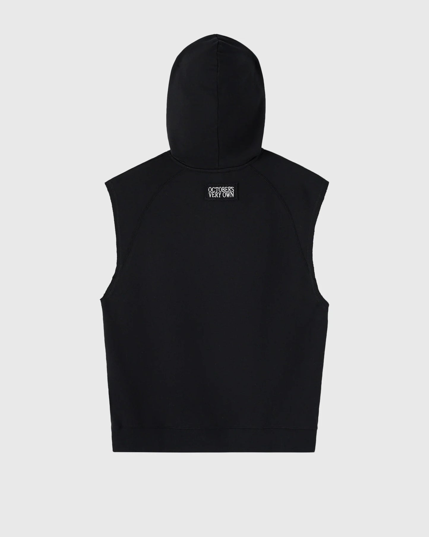 Sleeveless Training Hoodie Black
