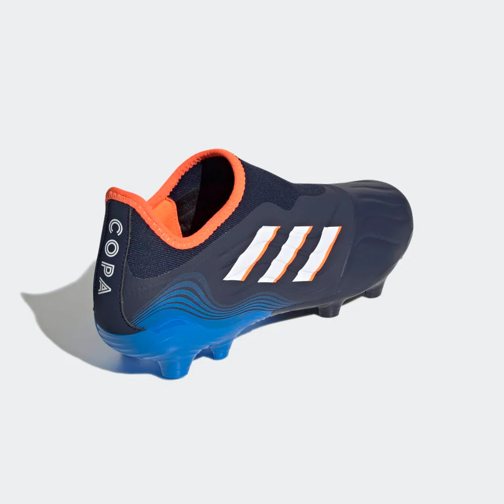 adidas Copa Sense3 Laceless FG Firm Ground Boots Blue White Orange