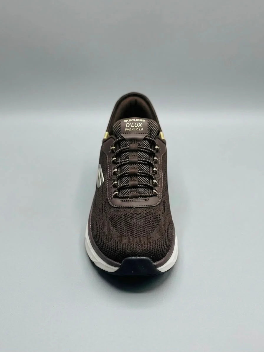 SKECHERS SLIP INN DLUX WALKER 20 BROWN
