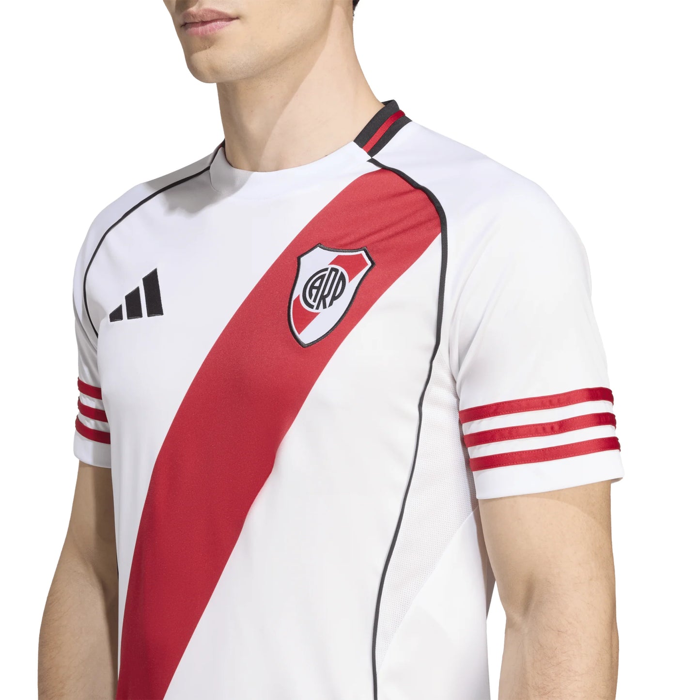 adidas River Plate Home Mens Soccer Jersey 25 26 White