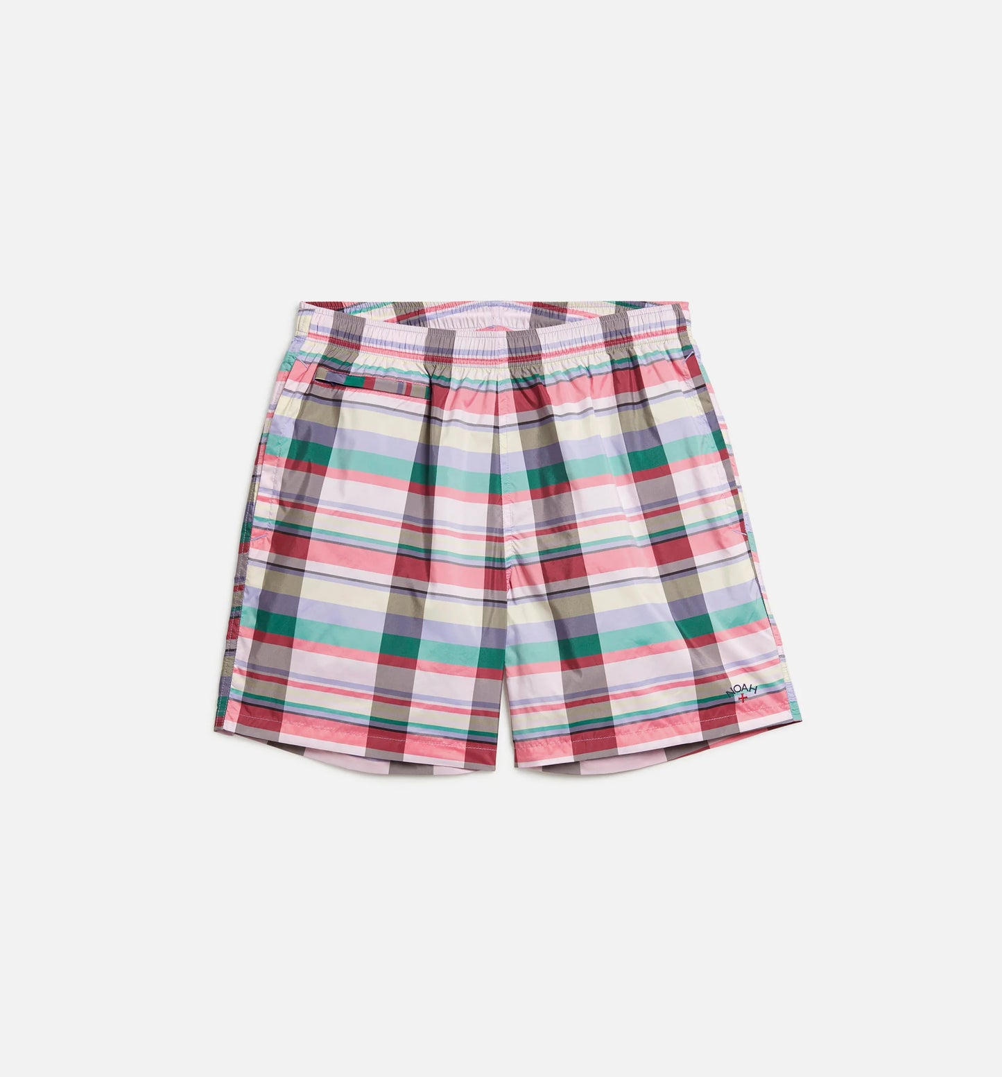 Noah Tech Mens Shorts Multi Red Grey Green White