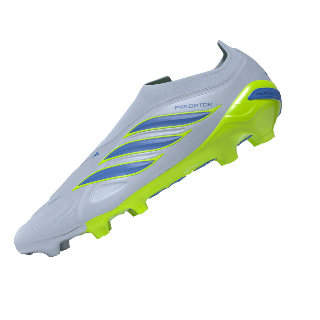 adidas Predator League Laceless FG Firm Ground Mens Soccer Cleats Sky Blue Yellow