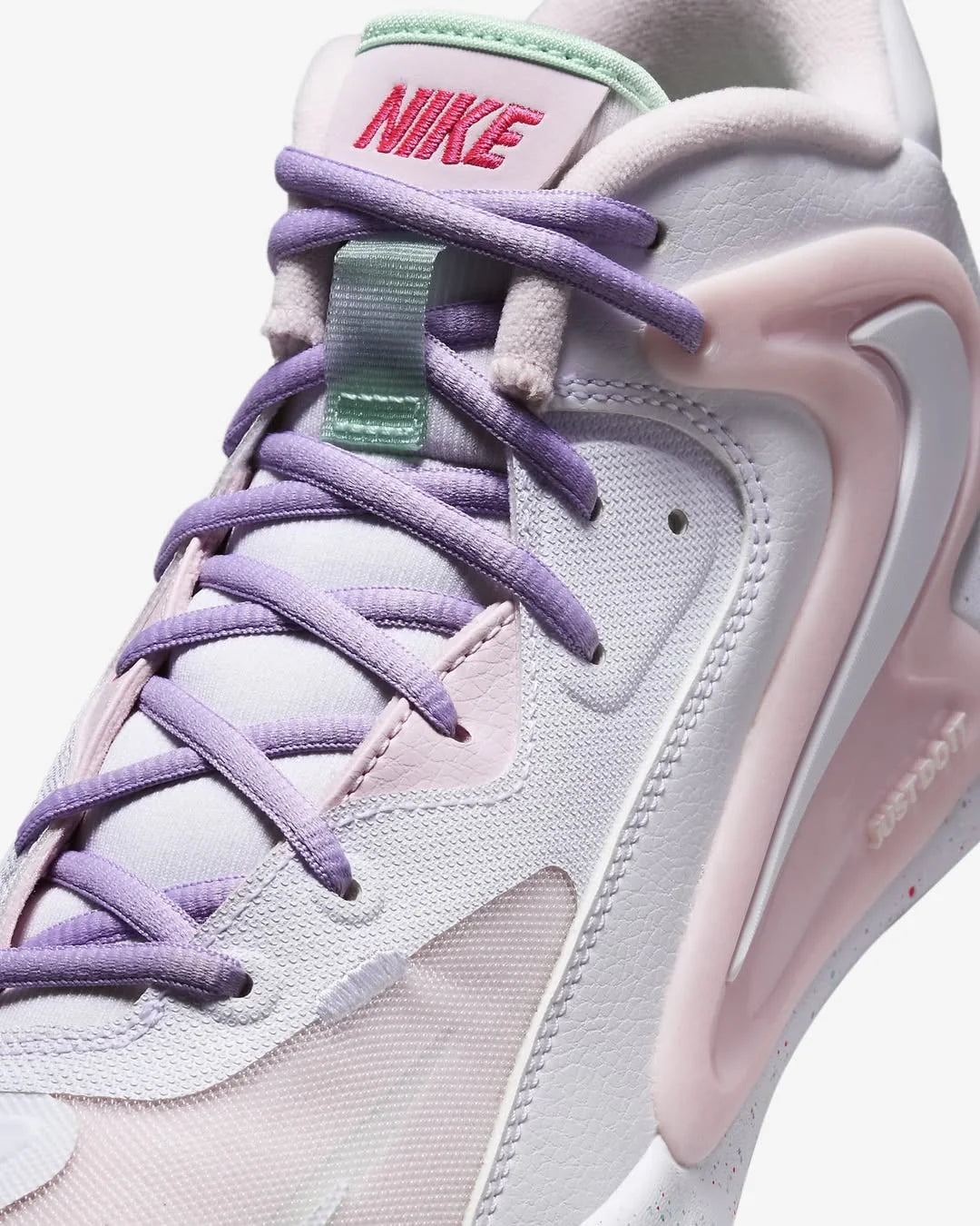 Tênis Nike React HyperSet 2 Vôlei Rosa Branco