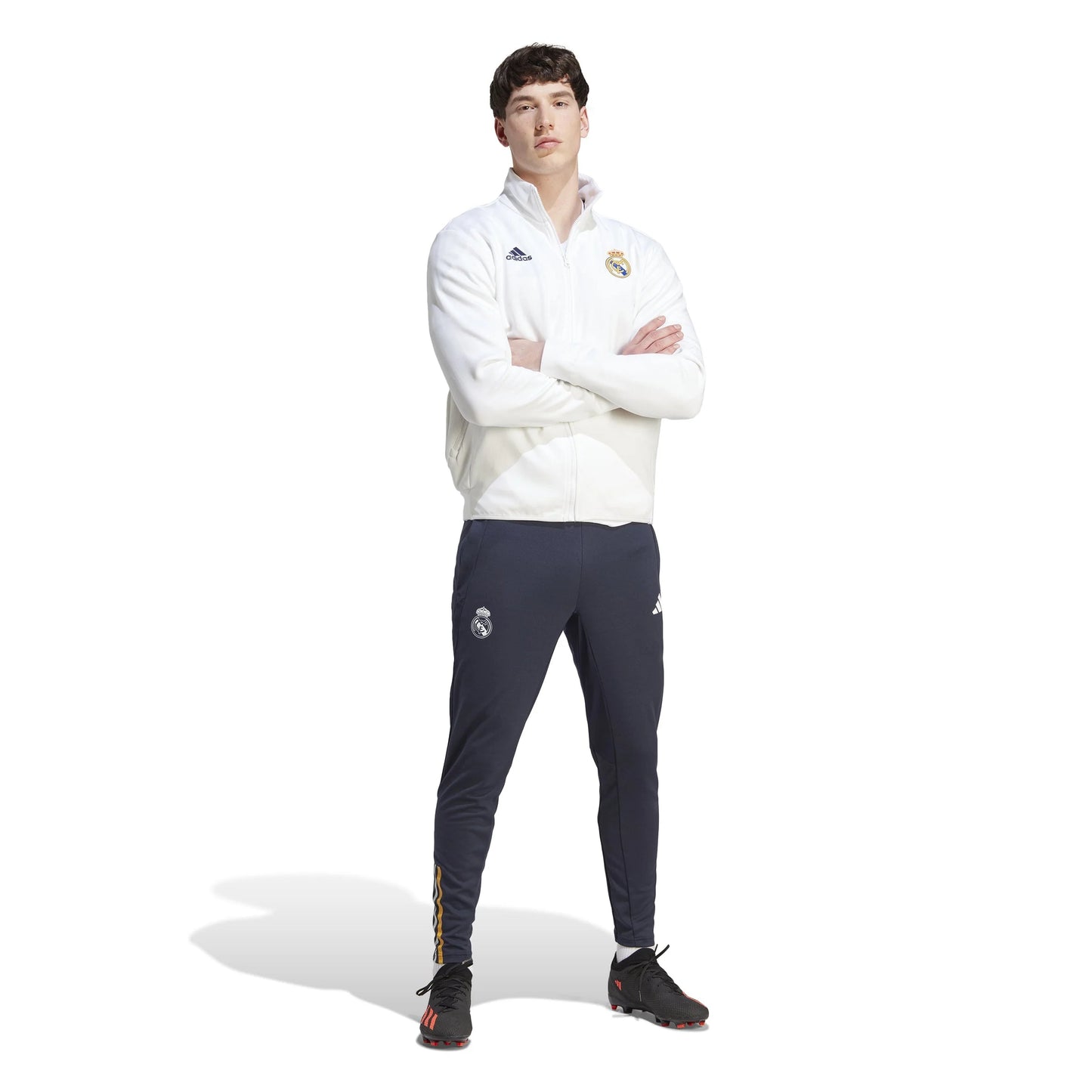 adidas Real Madrid Anthem Jacket White