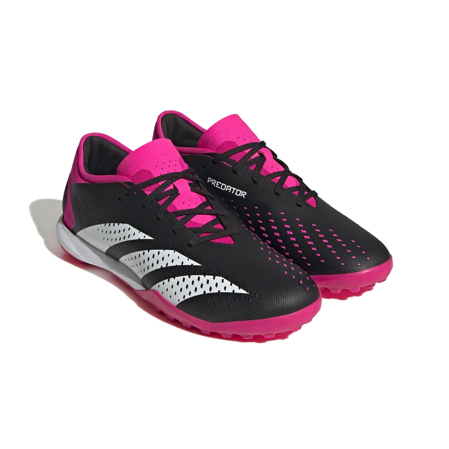 adidas Predator Accuracy3 TF Turf Shoes Black White Pink