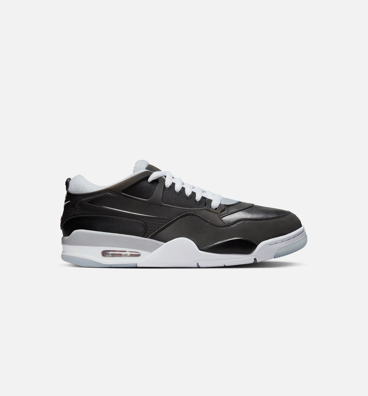 Air Jordan 4 RM Mens Lifestyle Shoes Black Red Grey