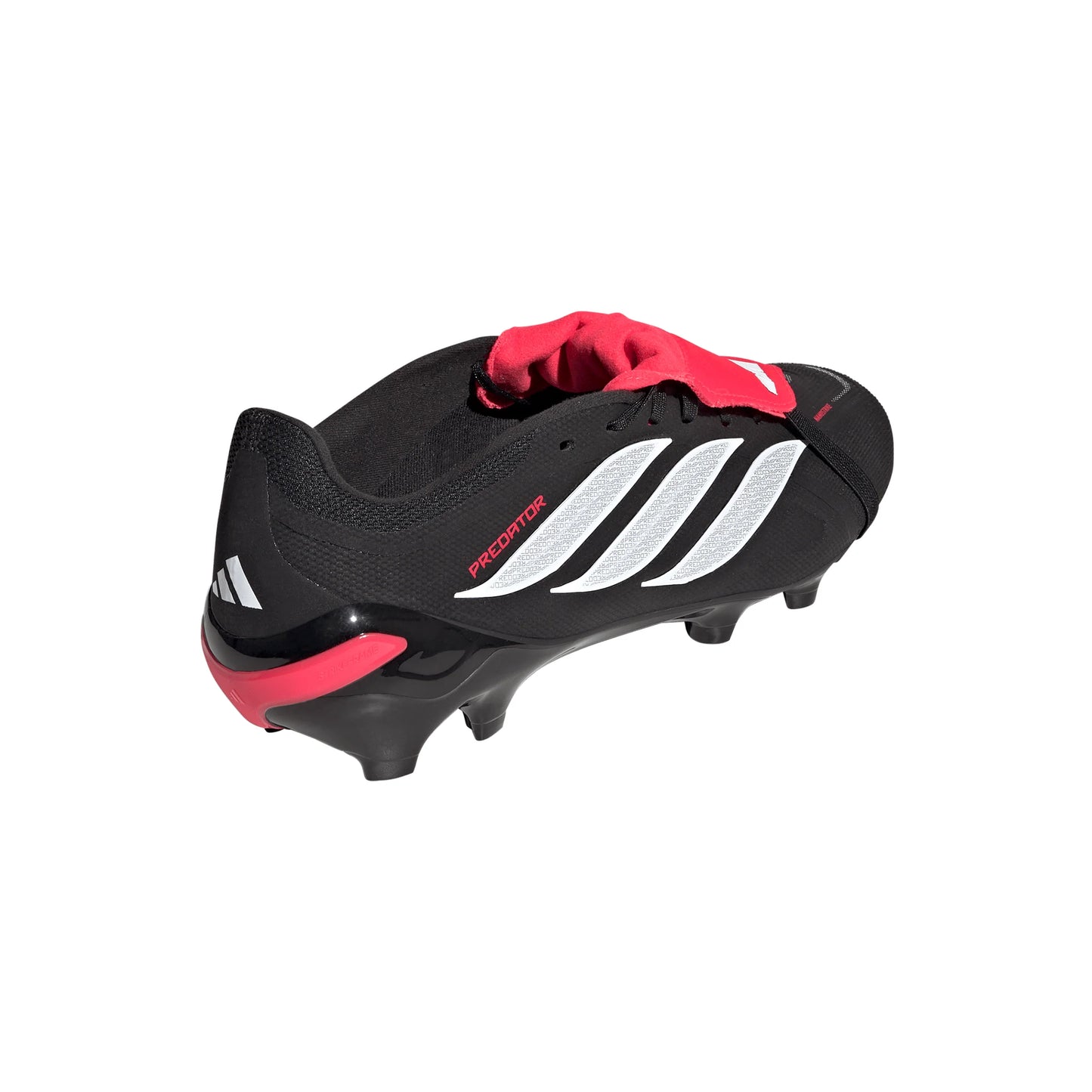 adidas Predator League Fold Over Tongue FG Firm Ground Mens Soccer Cleats Black White